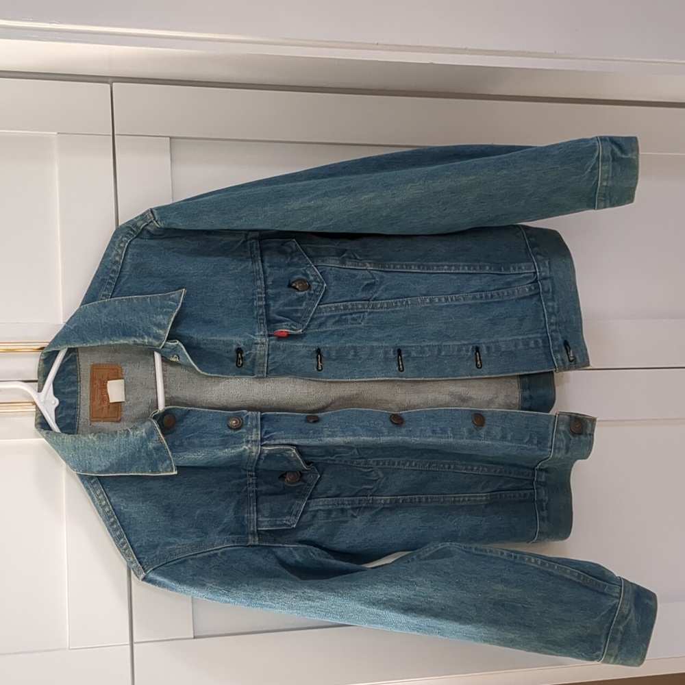 Vintage 70s Levi’s Type III Trucker Denim Blue Jean Jacket Si…